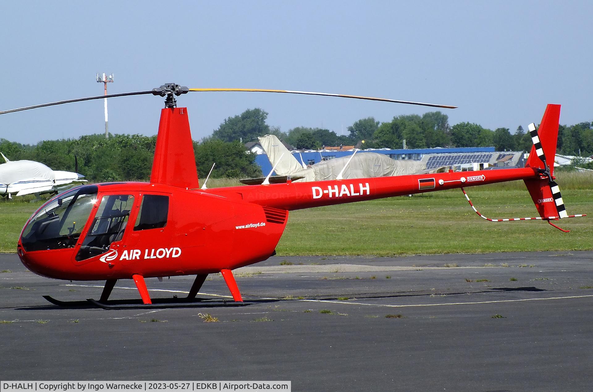 D-HALH, 2005 Robinson R44  Raven II C/N 10937, Robinson R44 Raven II of Air Lloyd at Bonn-Hangelar airfield '2305