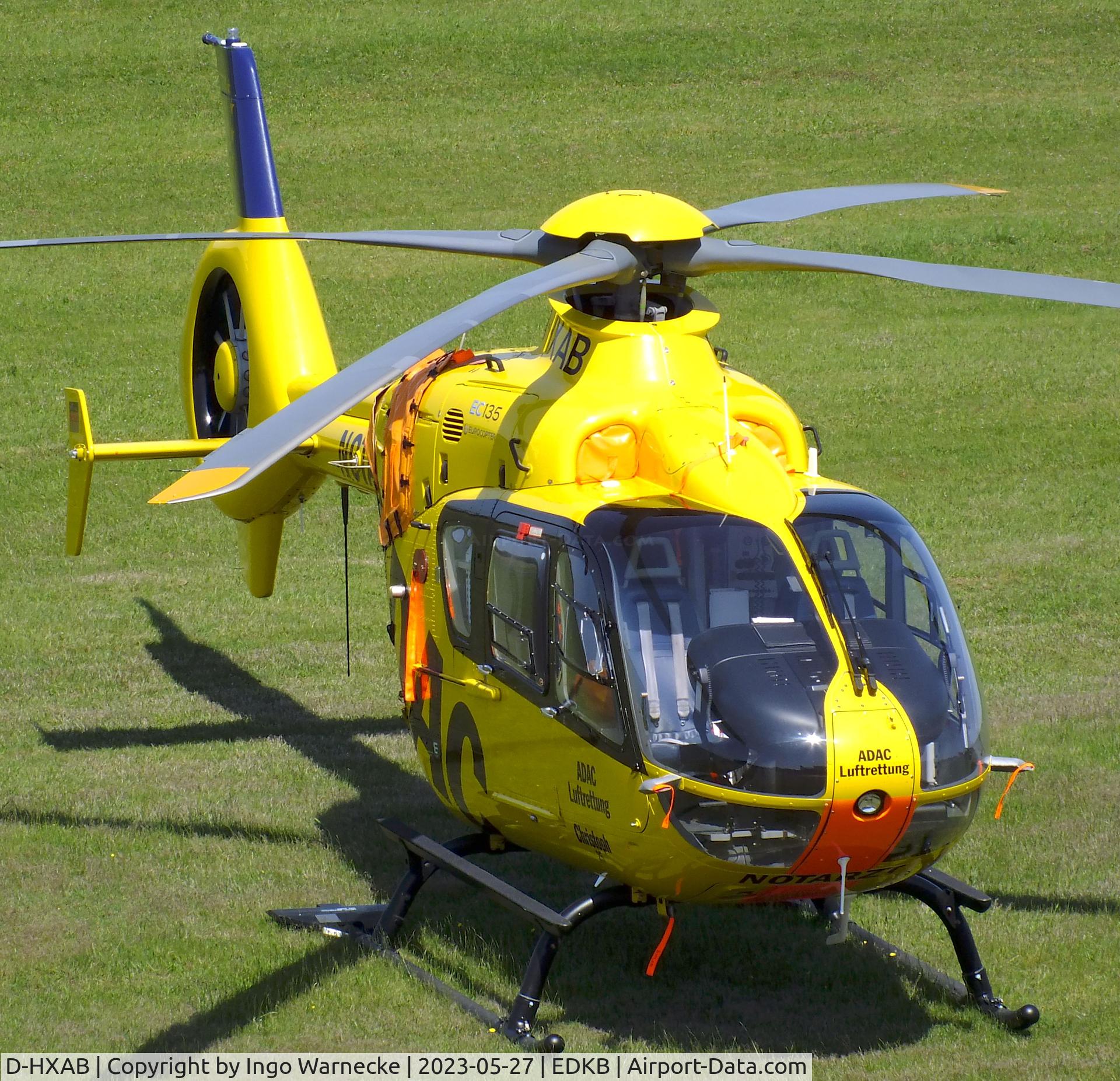 D-HXAB, Eurocopter EC-135P-2 C/N 1126, Eurocopter EC135P2 'Christoph 25' EMS-helicopter of ADAC Luftrettung at Bonn-Hangelar airfield '2305