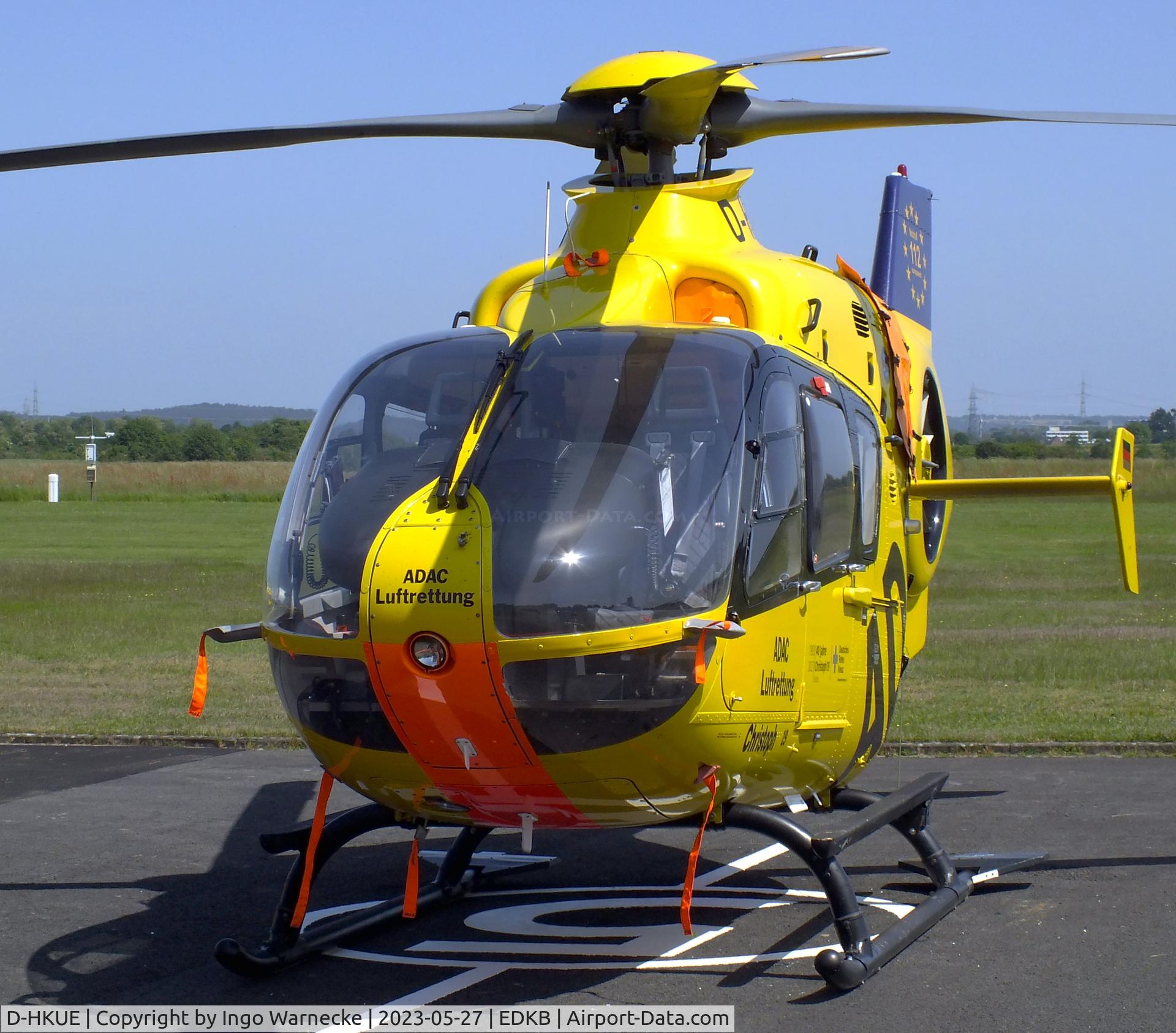 D-HKUE, 2007 Eurocopter EC-135P-2+ C/N 0527, Eurocopter EC135P2+ 'Christoph 19'  EMS-helicopter of ADAC Luftrettung at Bonn-Hangelar airfield '2305