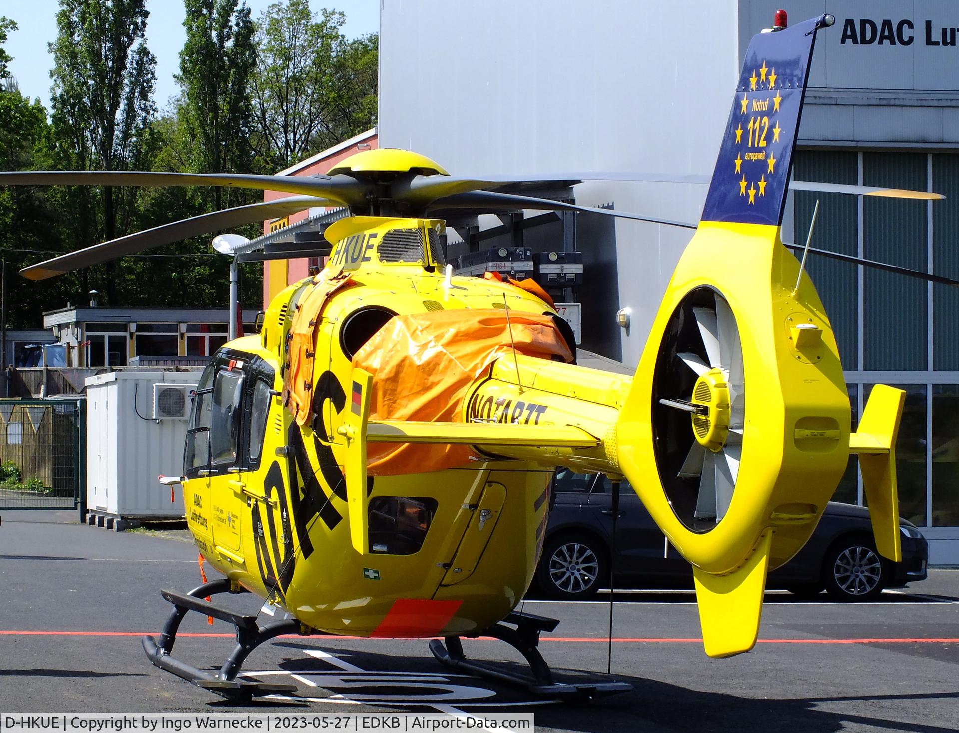 D-HKUE, 2007 Eurocopter EC-135P-2+ C/N 0527, Eurocopter EC135P2+ 'Christoph 19'  EMS-helicopter of ADAC Luftrettung at Bonn-Hangelar airfield '2305