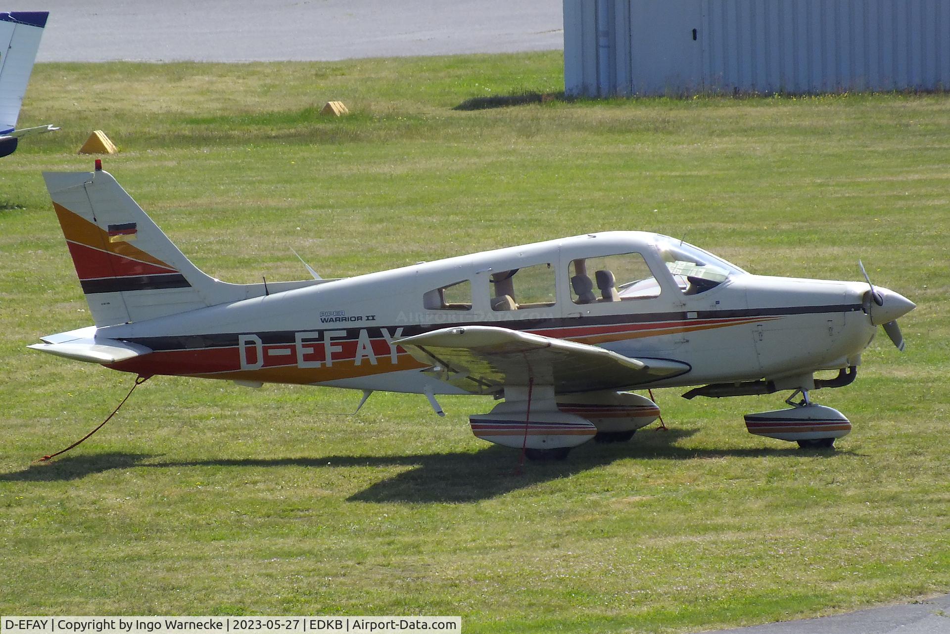 D-EFAY, 1985 Piper PA-28-161 C/N 288516070, Piper PA-28-161 Warrior II at Bonn-Hangelar airfield '2305