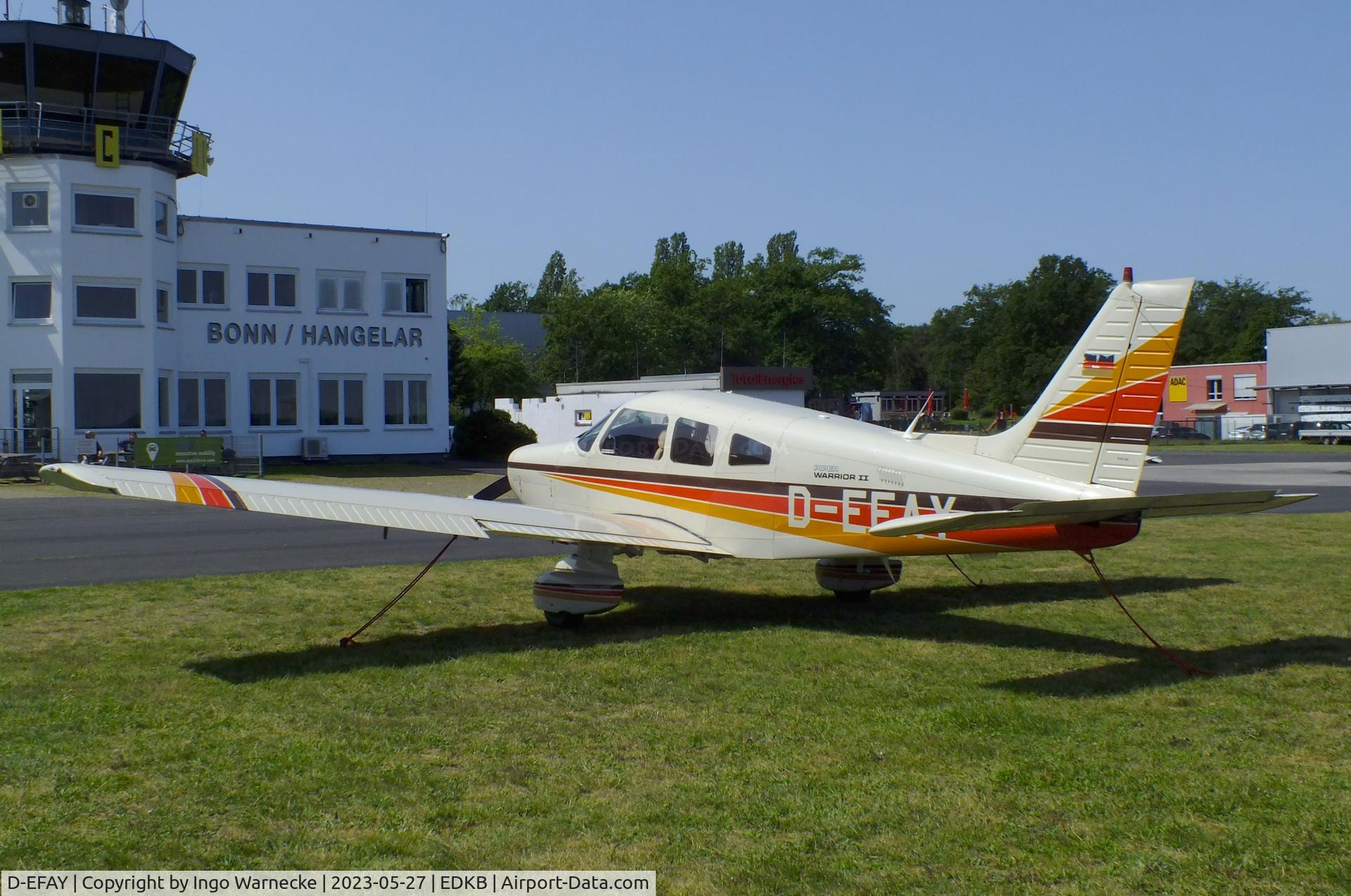 D-EFAY, 1985 Piper PA-28-161 C/N 288516070, Piper PA-28-161 Warrior II at Bonn-Hangelar airfield '2305