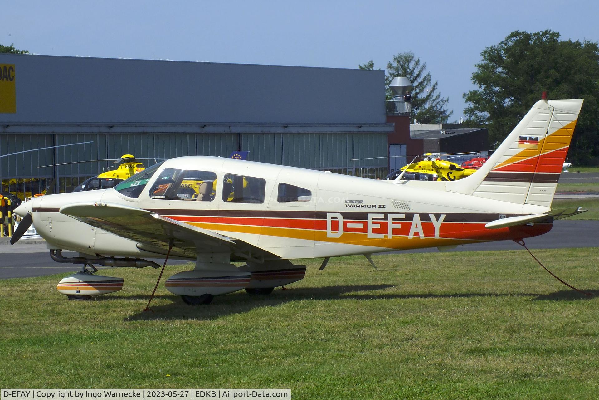 D-EFAY, 1985 Piper PA-28-161 C/N 288516070, Piper PA-28-161 Warrior II at Bonn-Hangelar airfield '2305