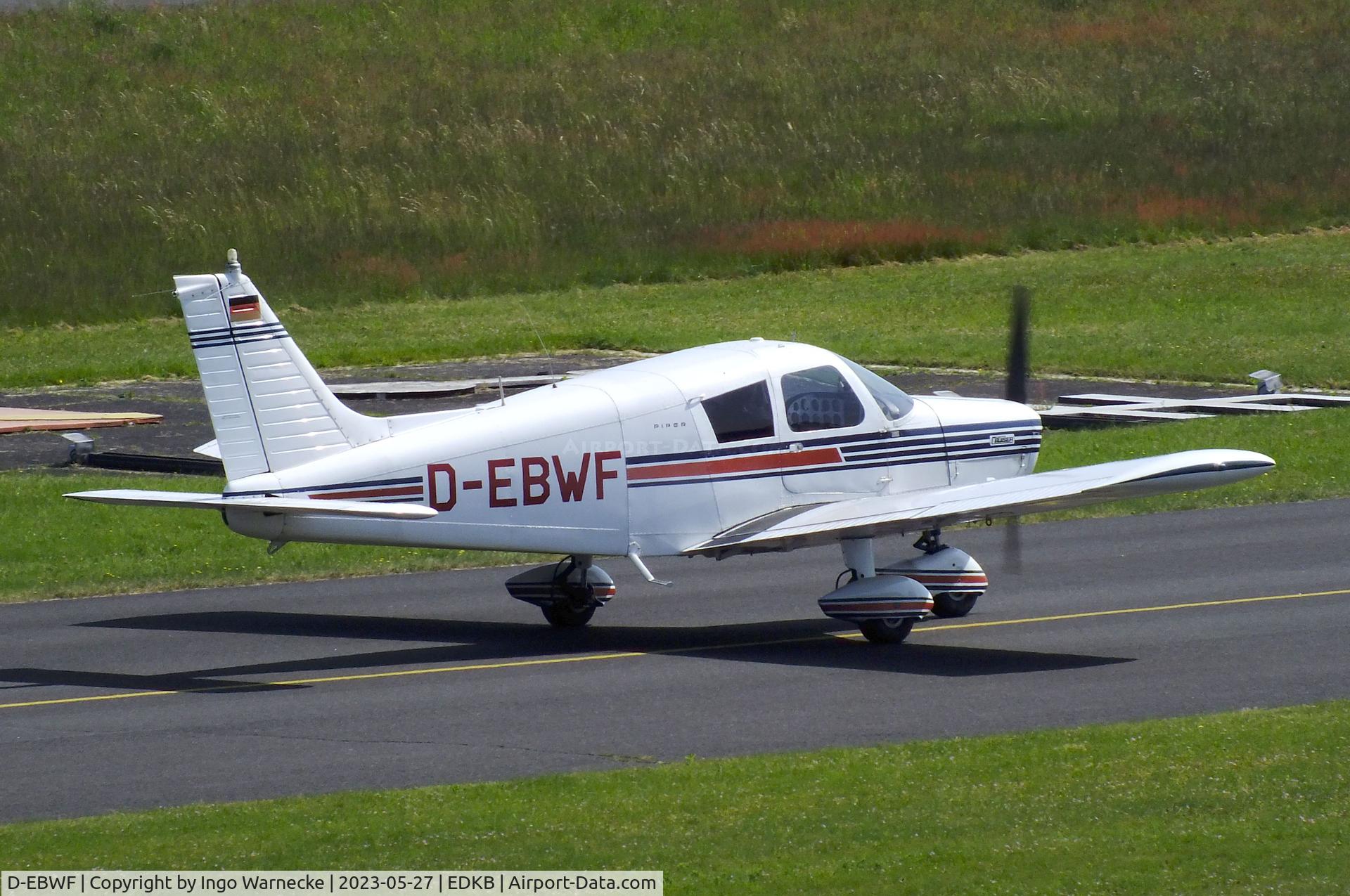 D-EBWF, 1972 Piper PA-28-140 Cherokee Cruiser C/N 28-7225454, Piper PA-28-140 Cherokee Cruiser at Bonn-Hangelar airfield '2305