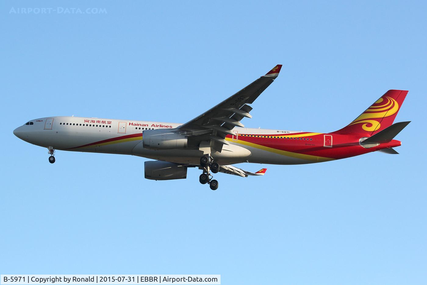 B-5971, 2015 Airbus A330-343 C/N 1614, at bru