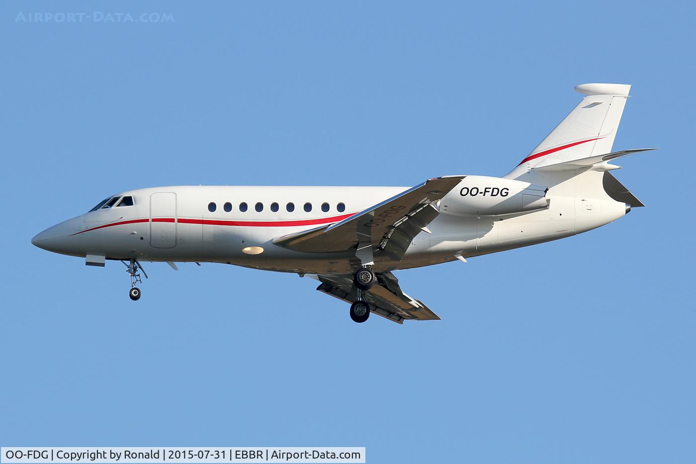 OO-FDG, 2006 Dassault Falcon 2000EX C/N 61, at bru