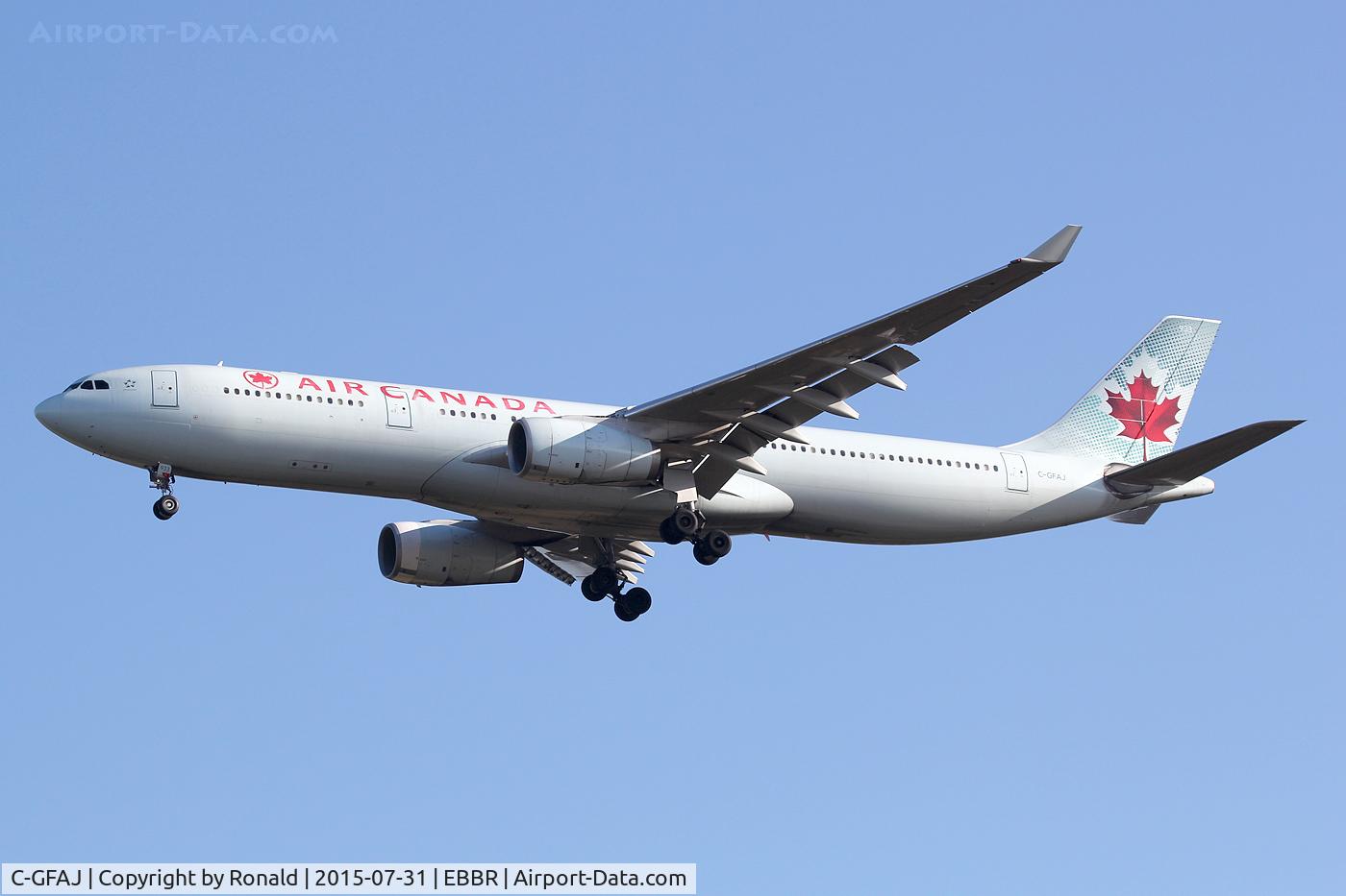 C-GFAJ, 1999 Airbus A330-343X C/N 0284, at bru