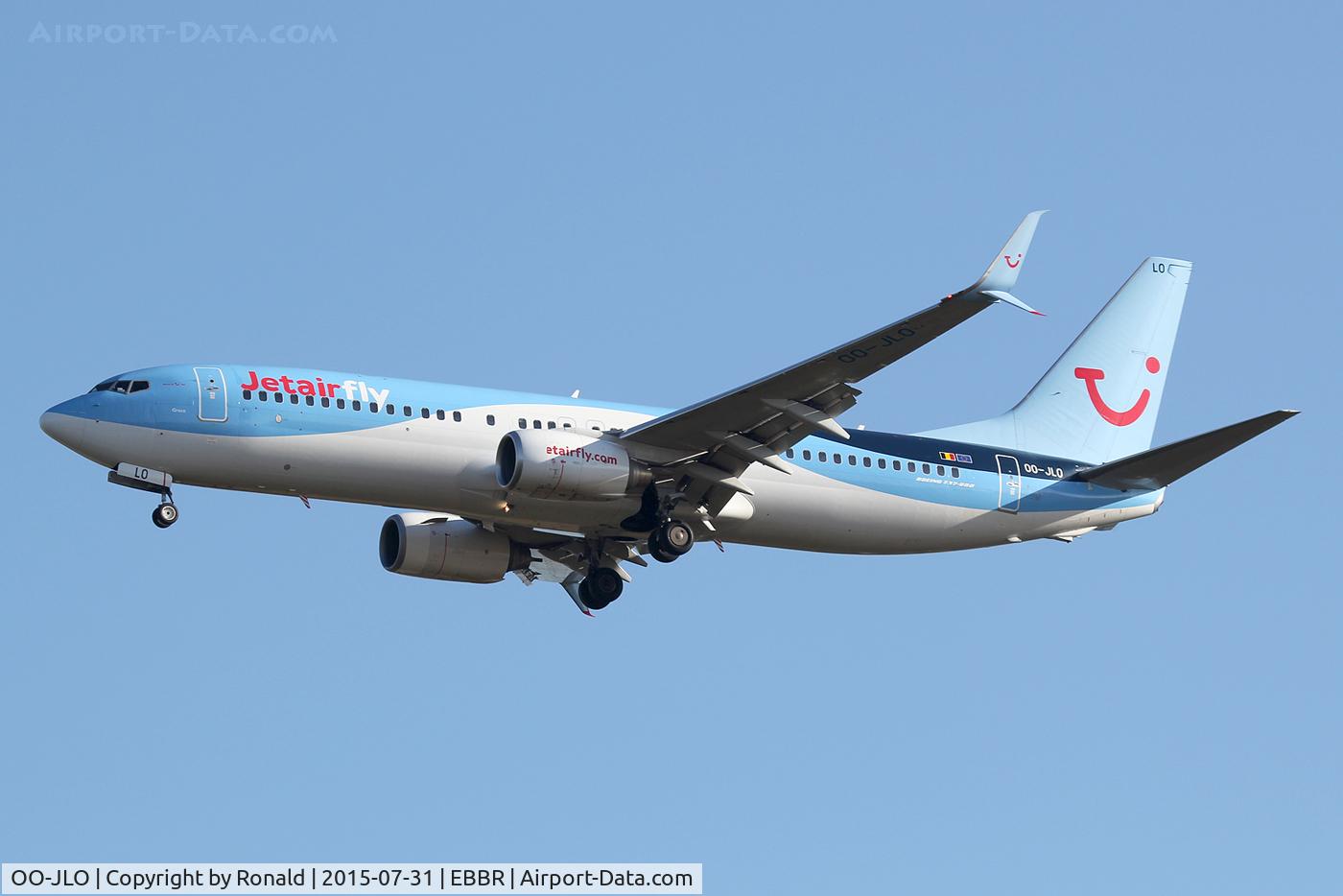 OO-JLO, 2007 Boeing 737-8K5 C/N 34692, at bru