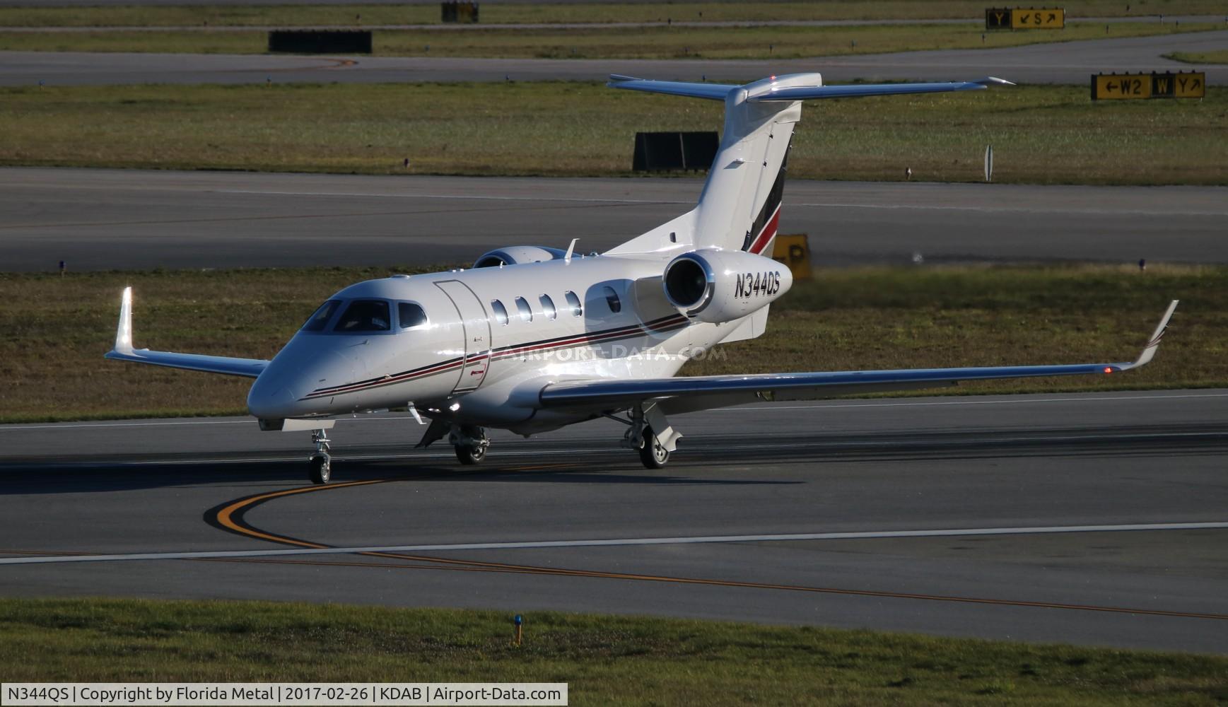 N344QS, 2014 Embraer EMB-505 Phenom 300 C/N 50500219, Phenom 300 zx Daytona 500 DAB