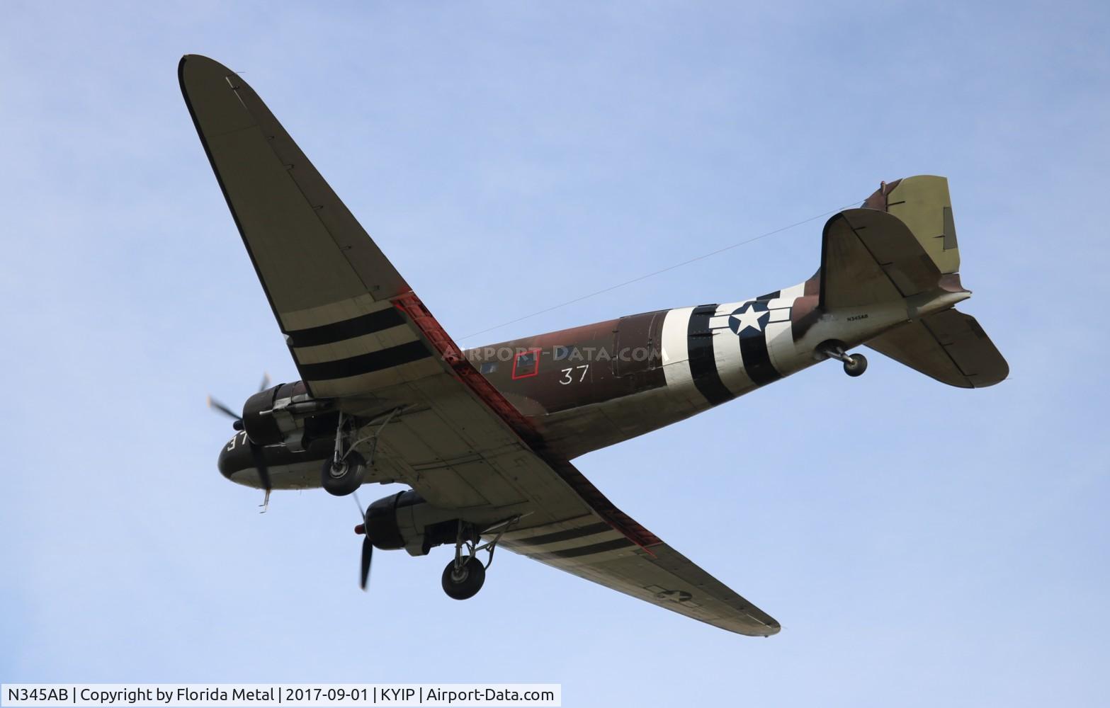 N345AB, 1943 Douglas DC3C-S1C3G (C-47A) C/N 13803, C-47 zx
