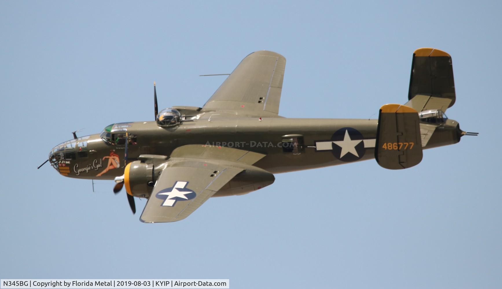 N345BG, 1944 North American TB-25N Mitchell C/N 108-47531, B-25 Georgie's Gal zx