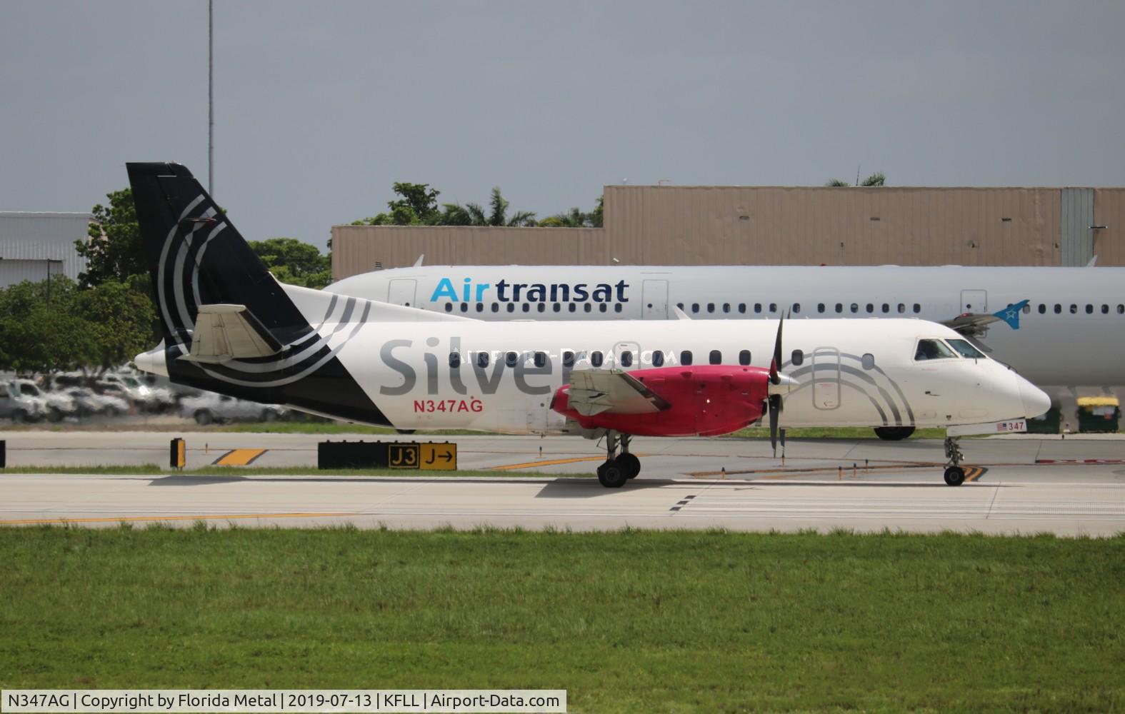 N347AG, 1998 Saab 340B C/N 340B-447, SIL S340 zx FLL-TLH