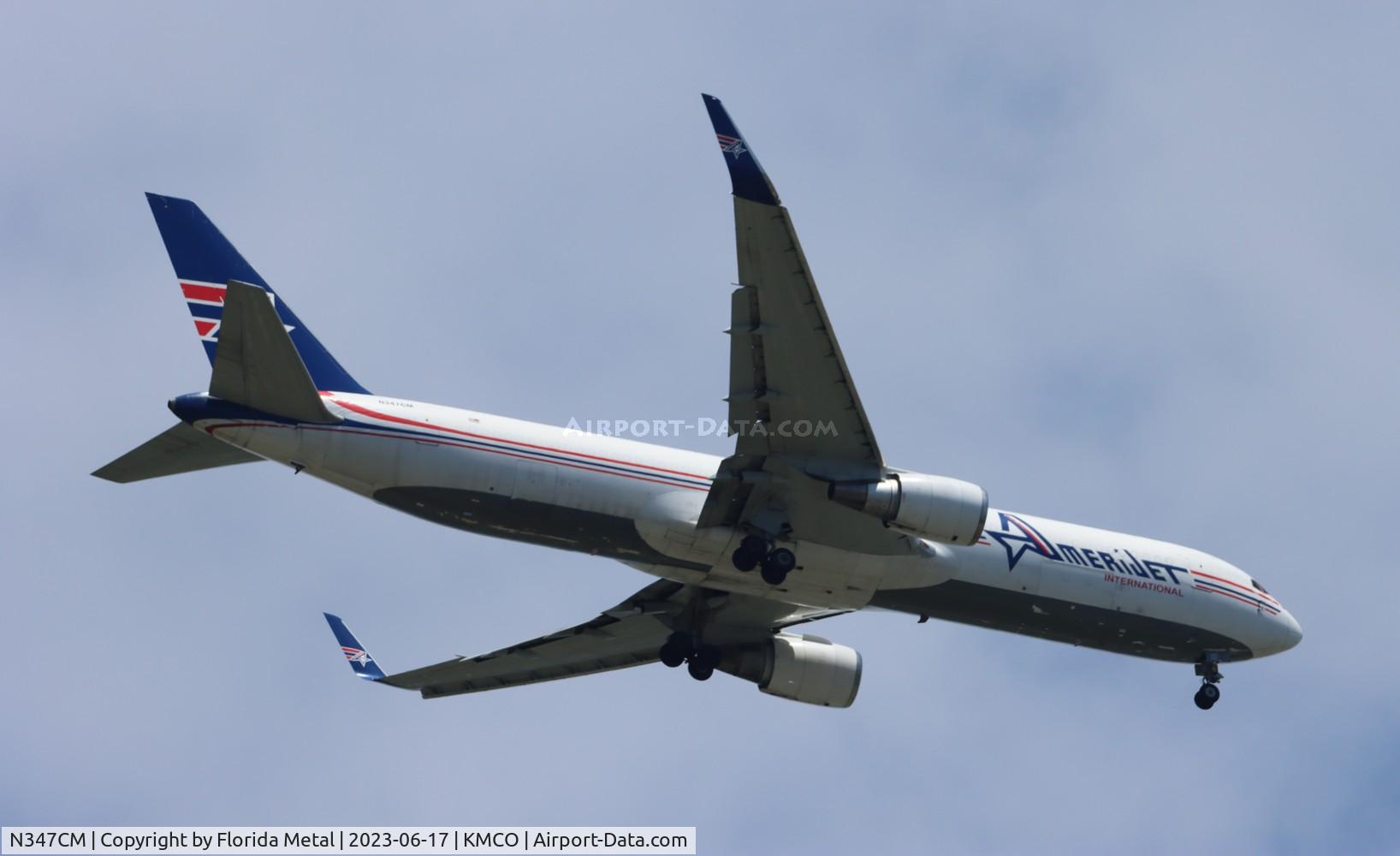 N347CM, 1993 Boeing 767-323 C/N 26995, AJT 767-300F zx EWR-MCO
