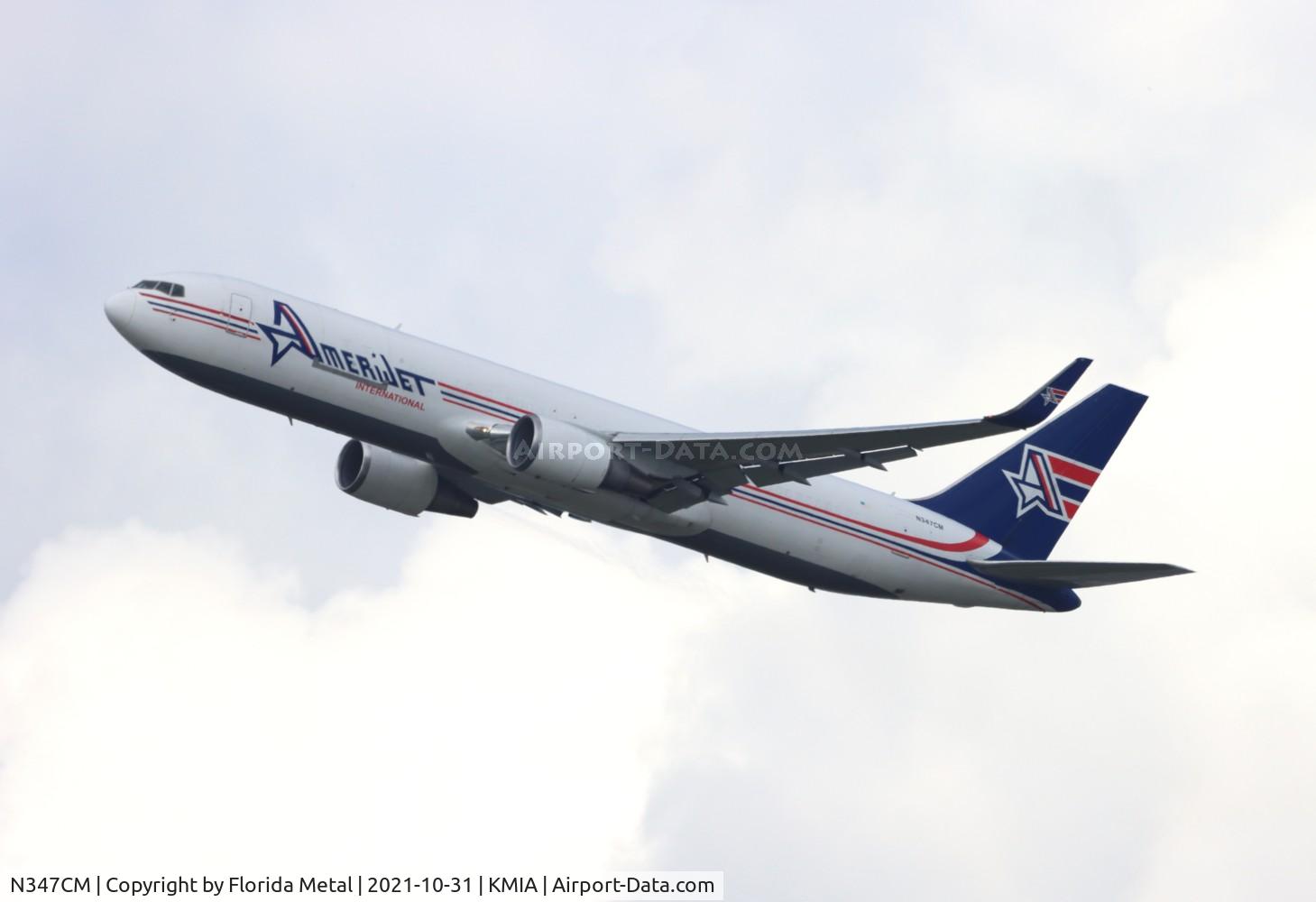 N347CM, 1993 Boeing 767-323 C/N 26995, AJT 767-300F zx MIA-PTP