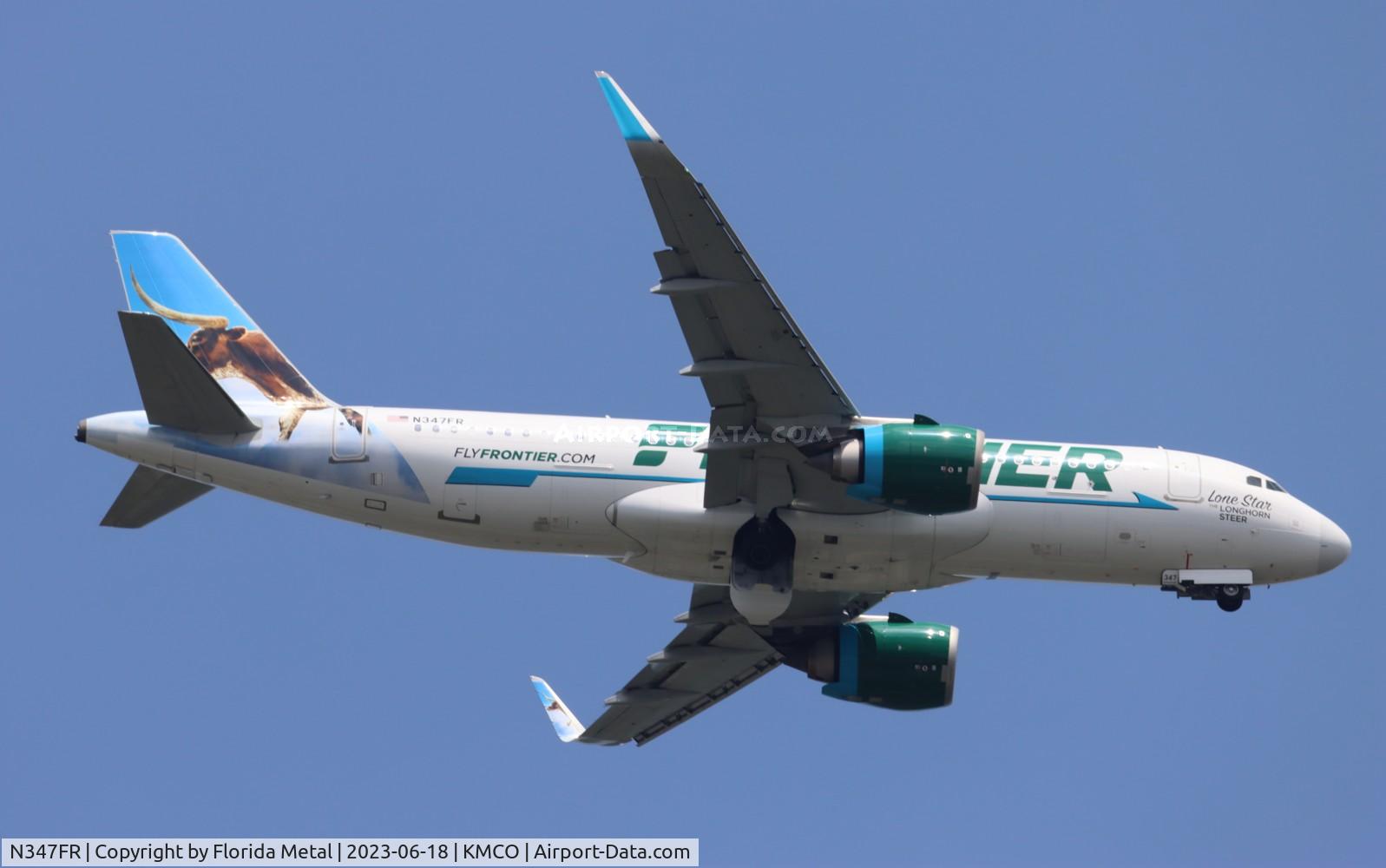 N347FR, 2019 Airbus A320-251N C/N 8811, FFT A32N Lone Star zx PUJ-MCO