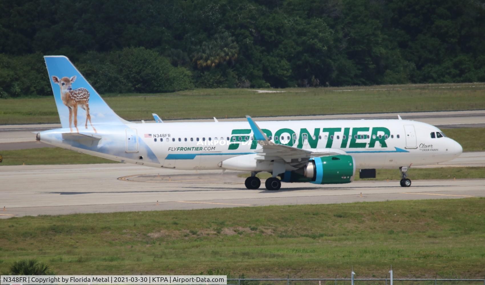 N348FR, 2019 Airbus A320-251N C/N 8954, FFT A32N Clover zx PHL-TPA