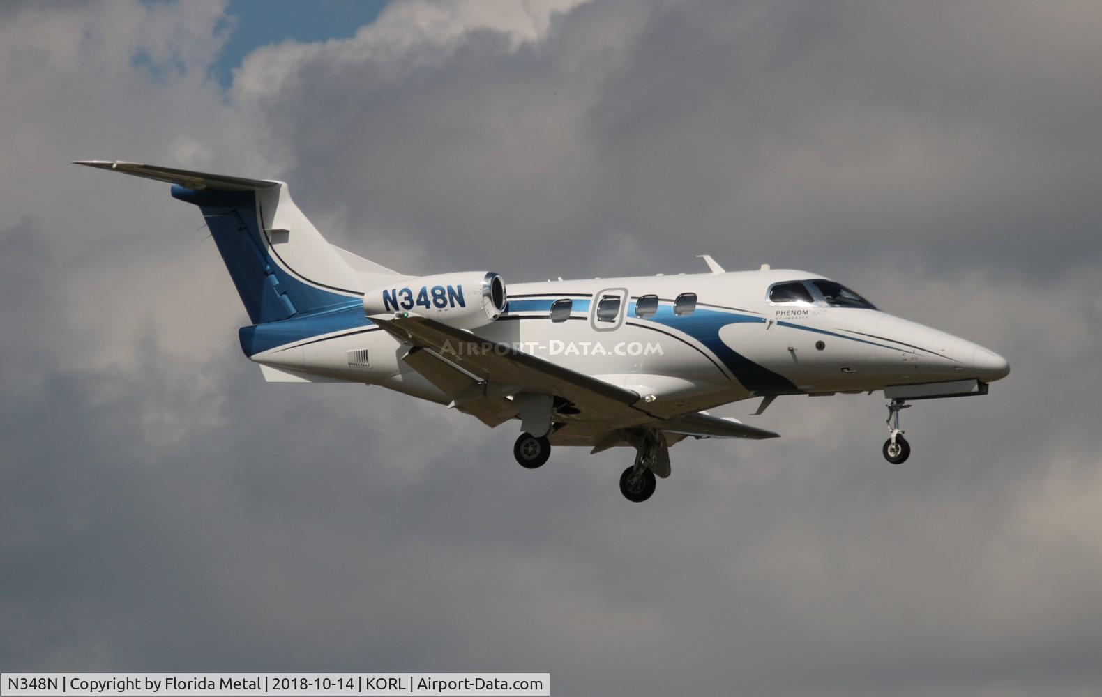 N348N, 2015 Embraer EMB-500 Phenom 100 C/N 50000352, Phenom 100 zx
