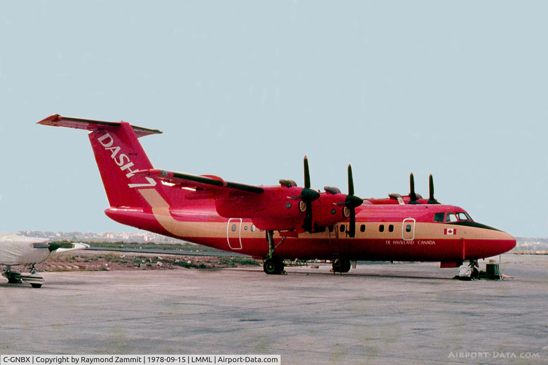 C-GNBX, 1975 De Havilland Canada DHC-7-100 Dash 7 C/N 0001, De Havilland Canada DHC-7 C-GNBX