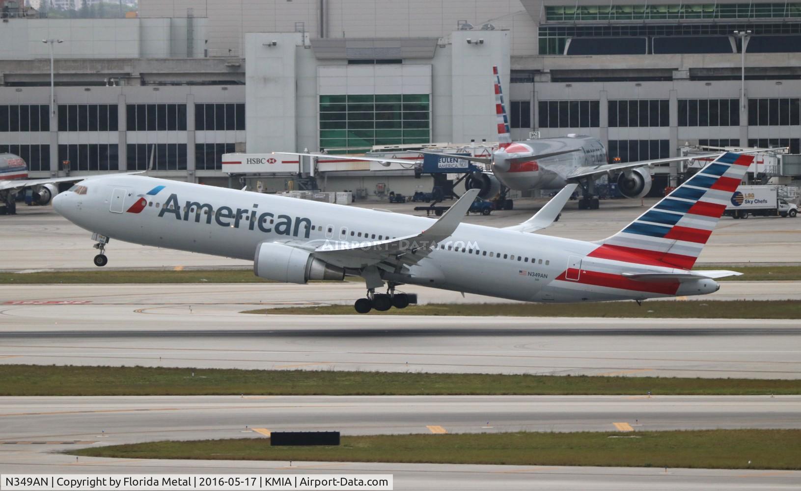 N349AN, 2003 Boeing 767-323 C/N 33088, AAL 763 zx MIA-ORD