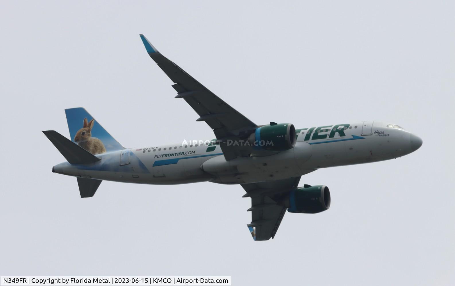 N349FR, 2019 Airbus A320-251N C/N 8766, FFT A32N Hops zx BWI-MCO