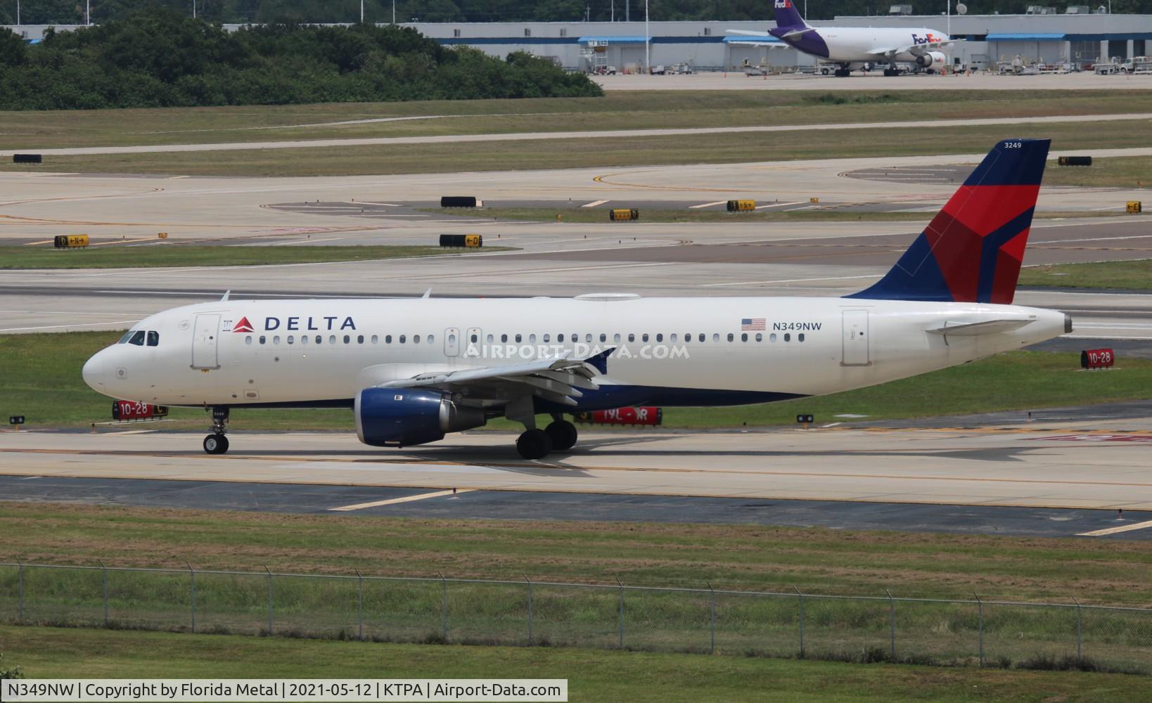 N349NW, 1993 Airbus A320-212 C/N 417, DAL A320 zx MSP-TPA