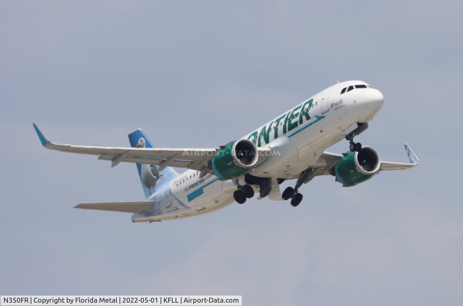 N350FR, 2019 Airbus A320-251N C/N 8857, FFT A32N Miracle zx FLL-CLE