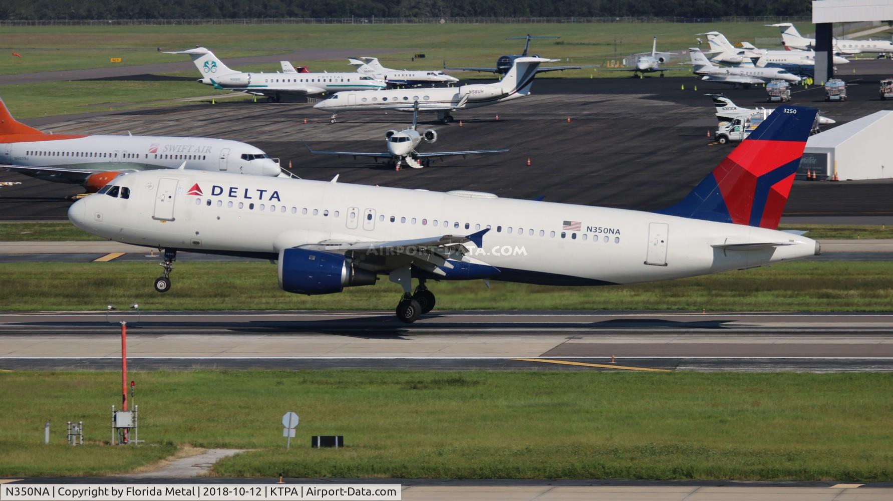 N350NA, 1993 Airbus A320-212 C/N 418, DAL A320 zx LGA-TPA