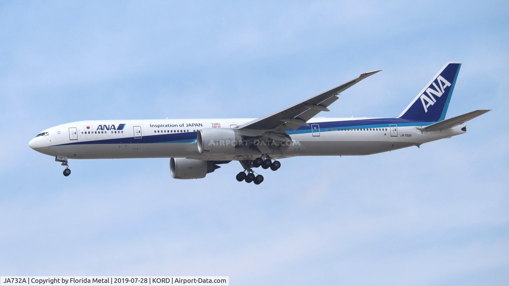JA732A, 2005 Boeing 777-381/ER C/N 27038, ANA 773 zx NRT-ORD
