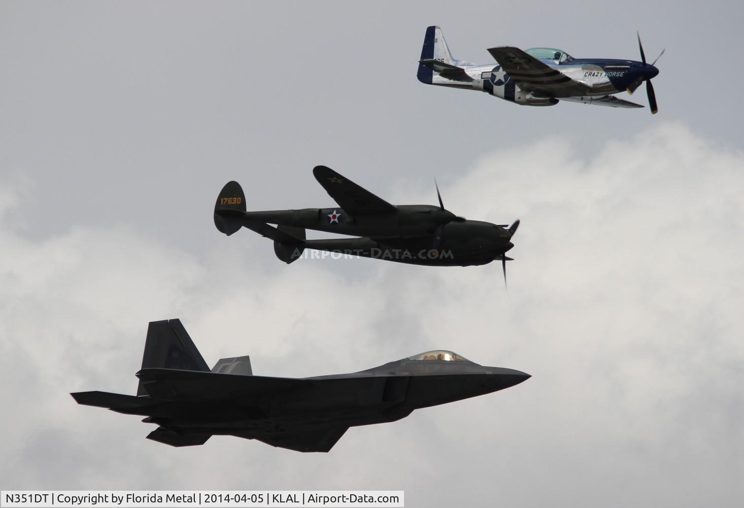 N351DT, 1944 North American P-51D Mustang C/N 122-41042, 3 ship heritage zx