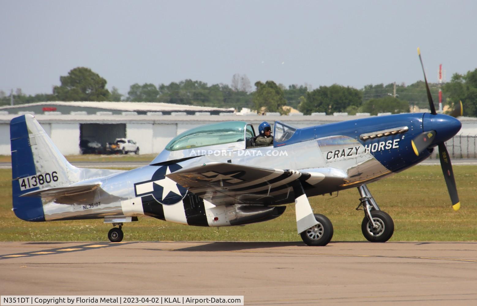 N351DT, 1944 North American P-51D Mustang C/N 122-41042, SNF 2023 zx LAL