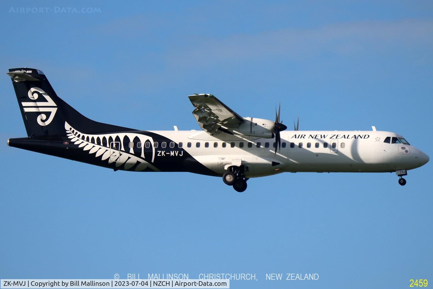 ZK-MVJ, 2016 ATR 72-600 (72-212A) C/N 1319, NZ5347 from WLG