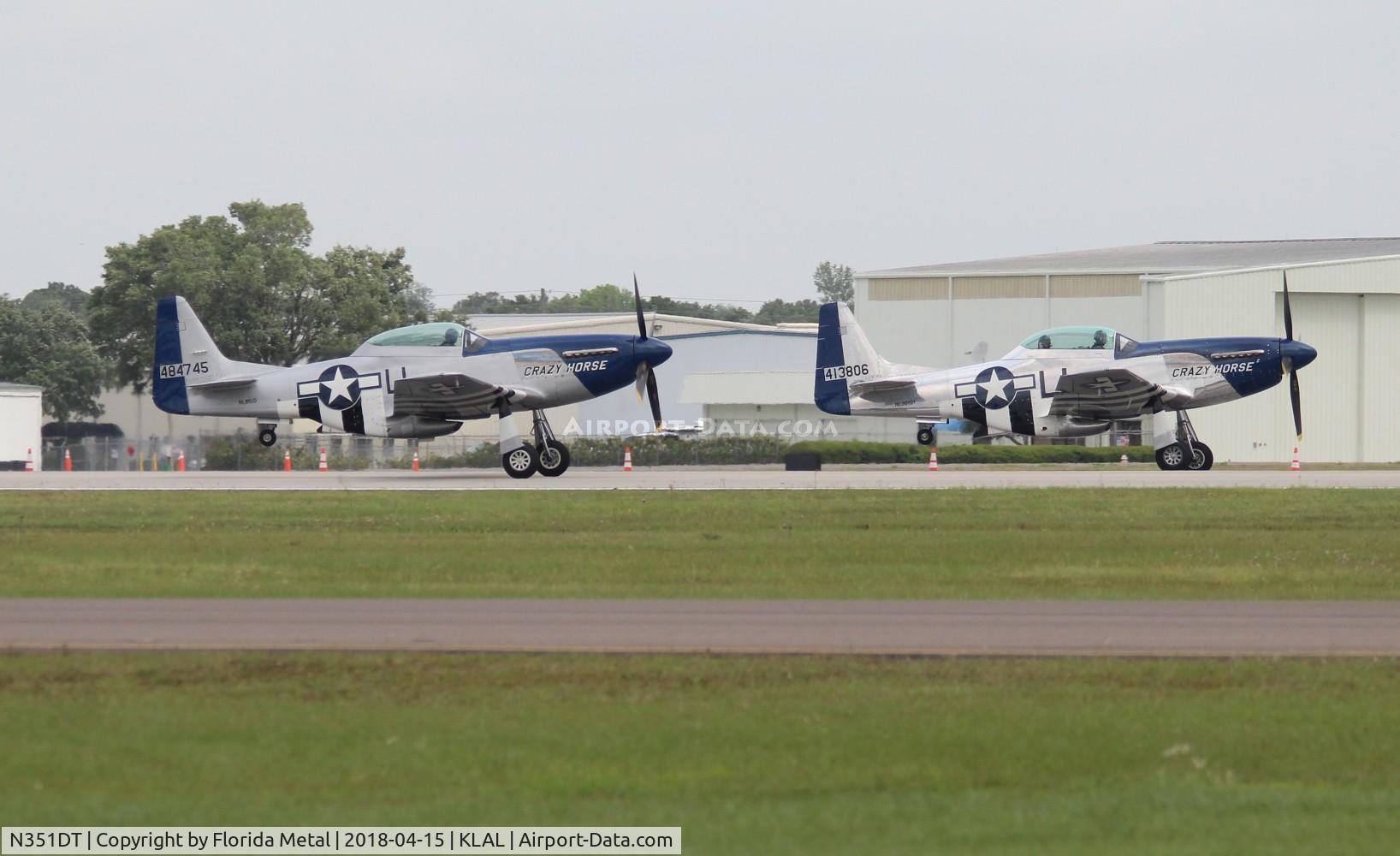 N351DT, 1944 North American P-51D Mustang C/N 122-41042, SNF 2018 zx LAL