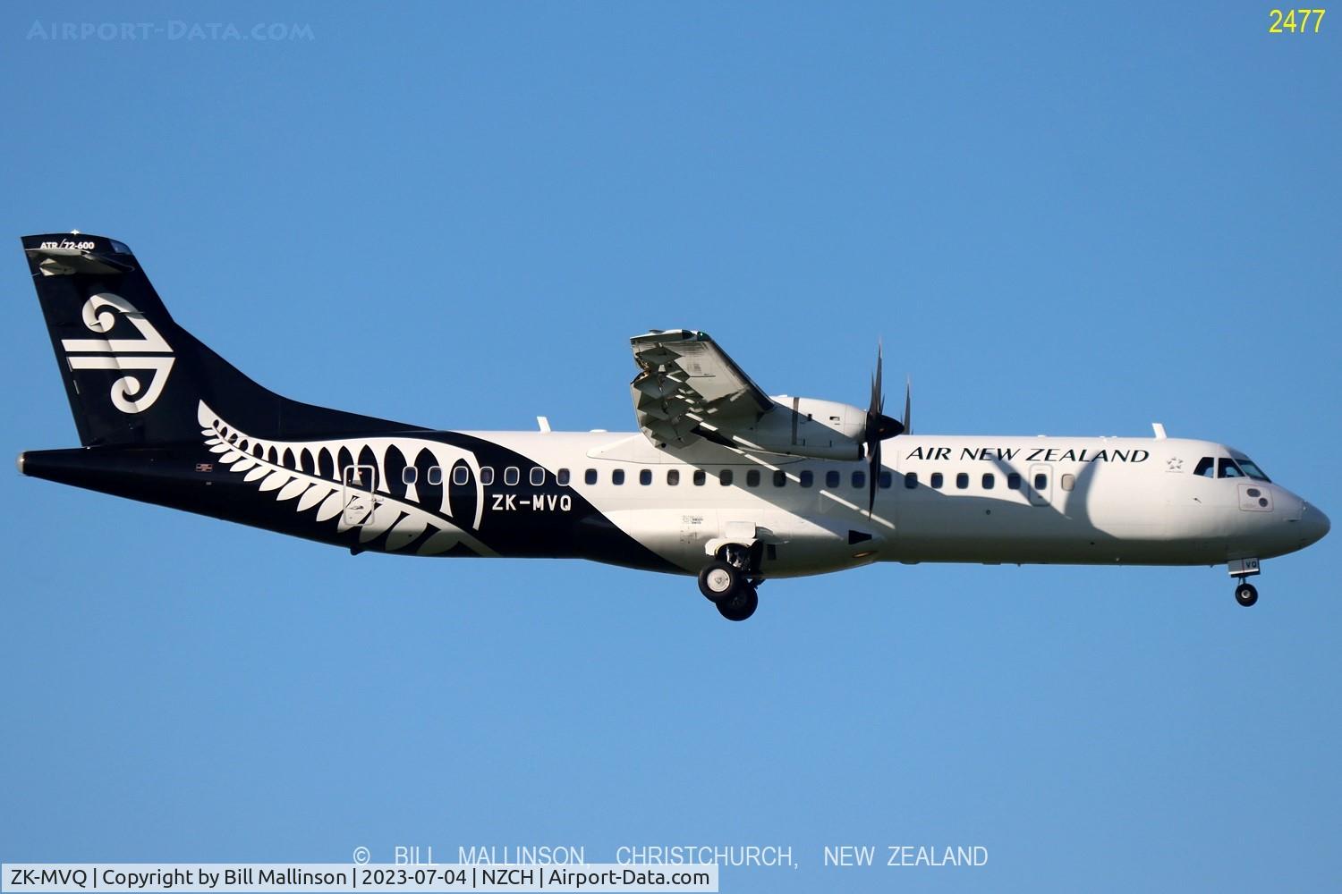 ZK-MVQ, 2017 ATR 72-212A C/N 1451, NZ5702 from IVC