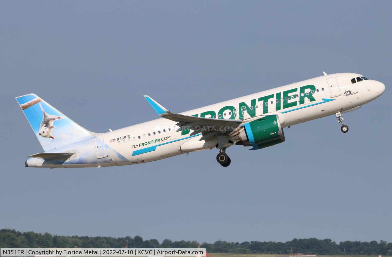 N351FR, 2019 Airbus A320-251N C/N 8913, FFT A32N Joey zx CVG-MCO