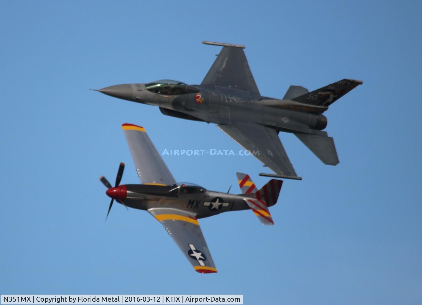 N351MX, 1944 North American P-51D Mustang C/N 122-40931 (44-74391), 2 ship heritage zx