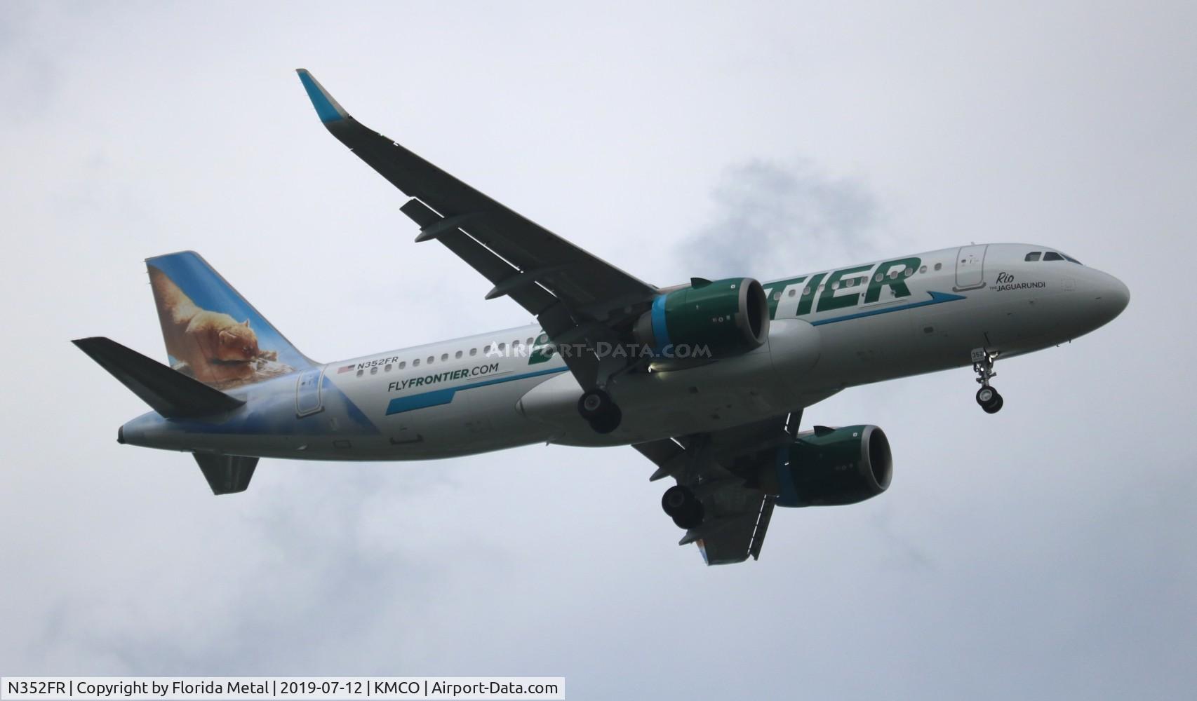 N352FR, 2019 Airbus A320-251N C/N 8976, FFT A32N Rio zx ISP-MCO