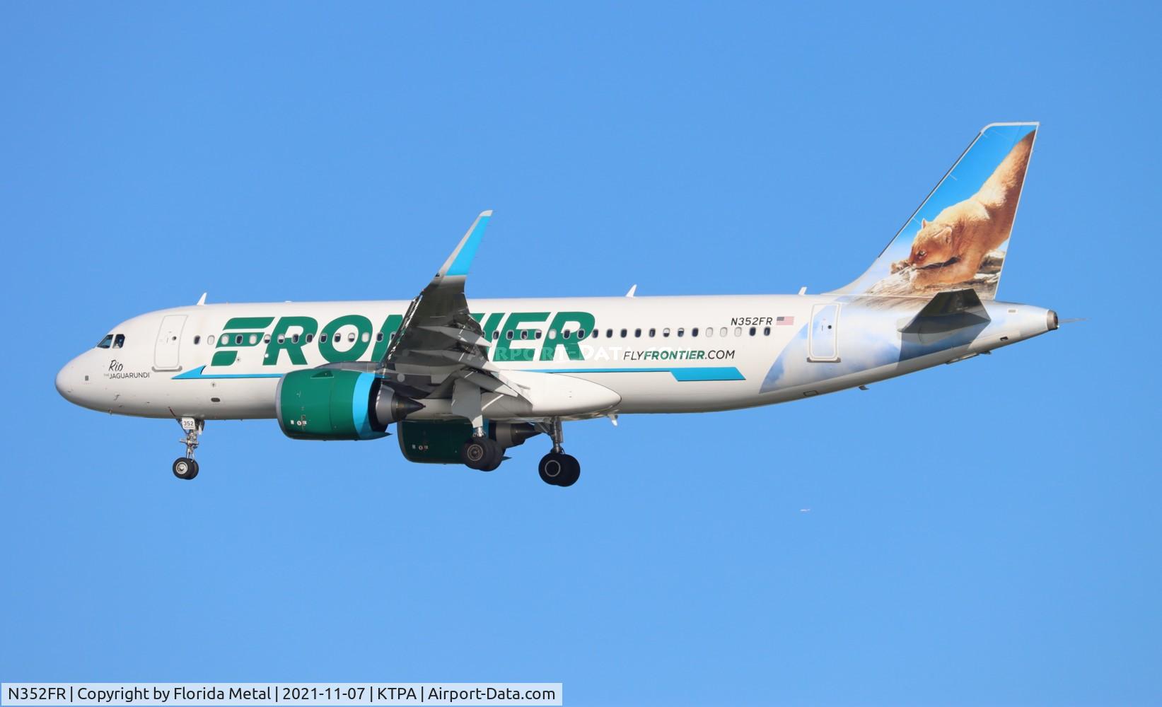 N352FR, 2019 Airbus A320-251N C/N 8976, FFT A32N Rio zx DFW-TPA