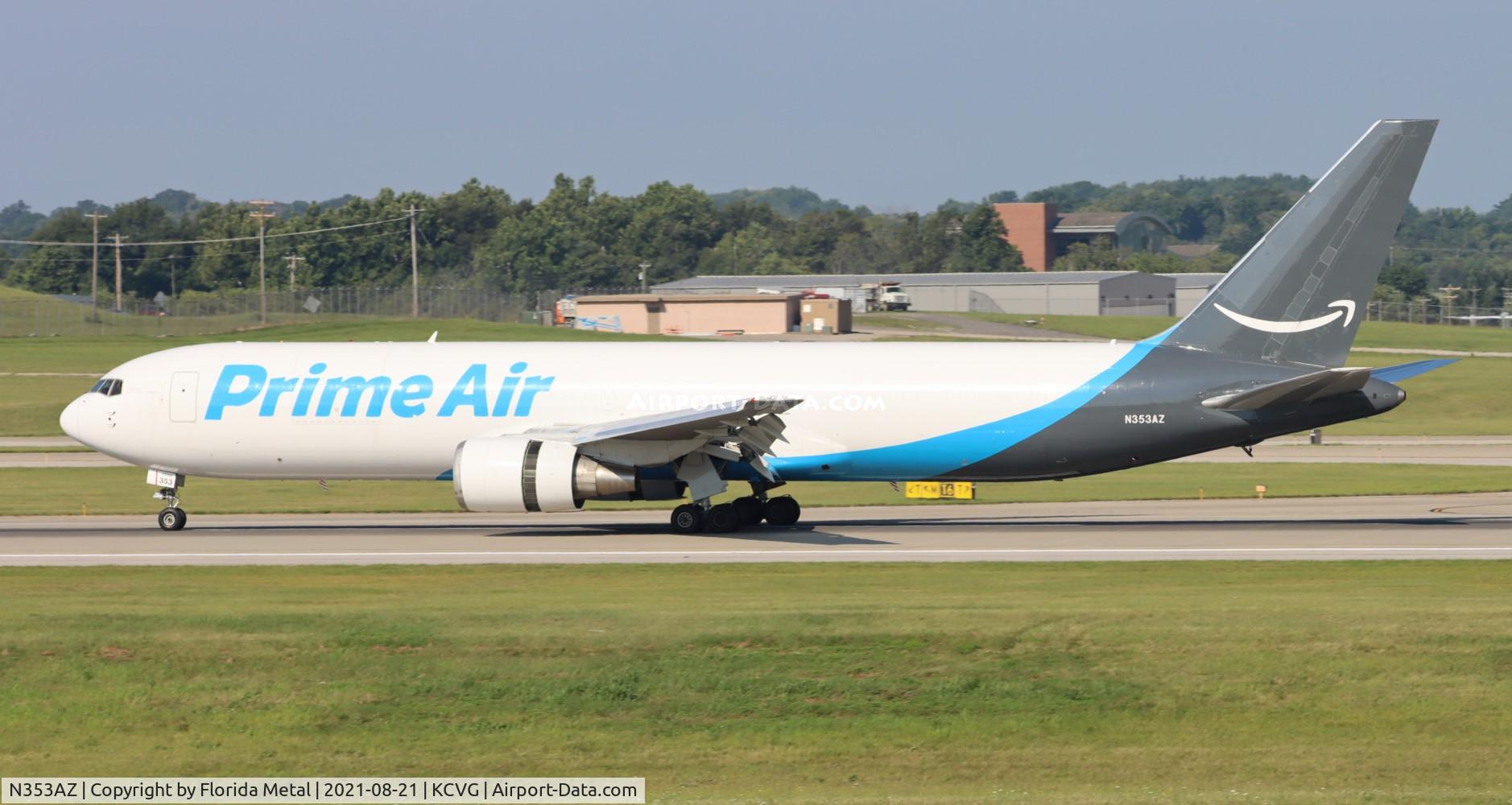 N353AZ, 1992 Boeing 767-323 C/N 25198, Amazon 767-300F zx MHT-CVG