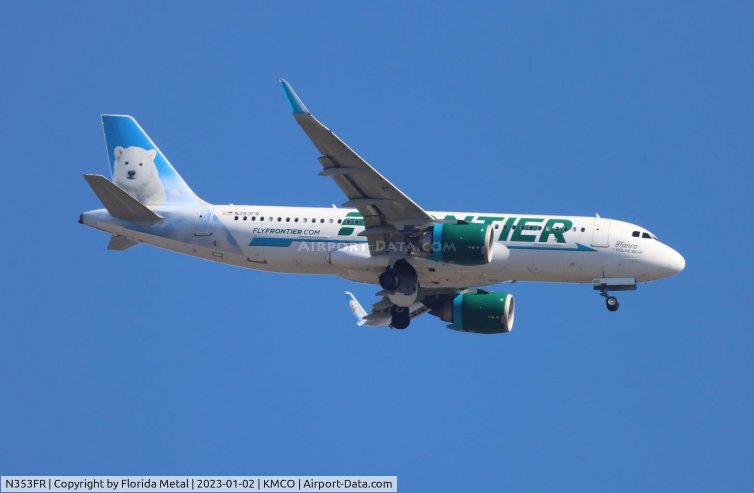 N353FR, 2019 Airbus A320-251N C/N 8977, FFT A32N Blanco zx BDL-MCO