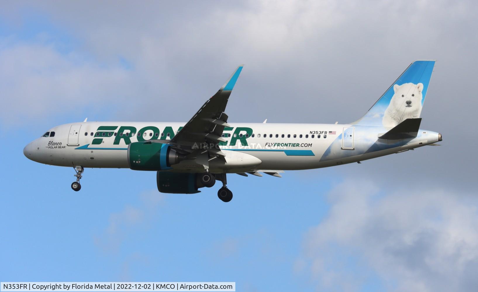 N353FR, 2019 Airbus A320-251N C/N 8977, FFT A32N Blanco zx BQN-MCO