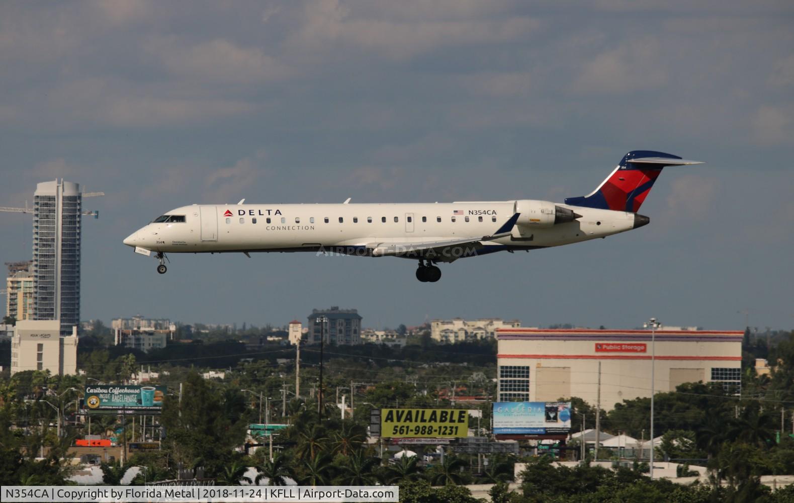 N354CA, 2002 Bombardier CRJ-701ER (CL-600-2C10) Regional Jet C/N 10064, END/DAL CR7 zx RDU-FLL