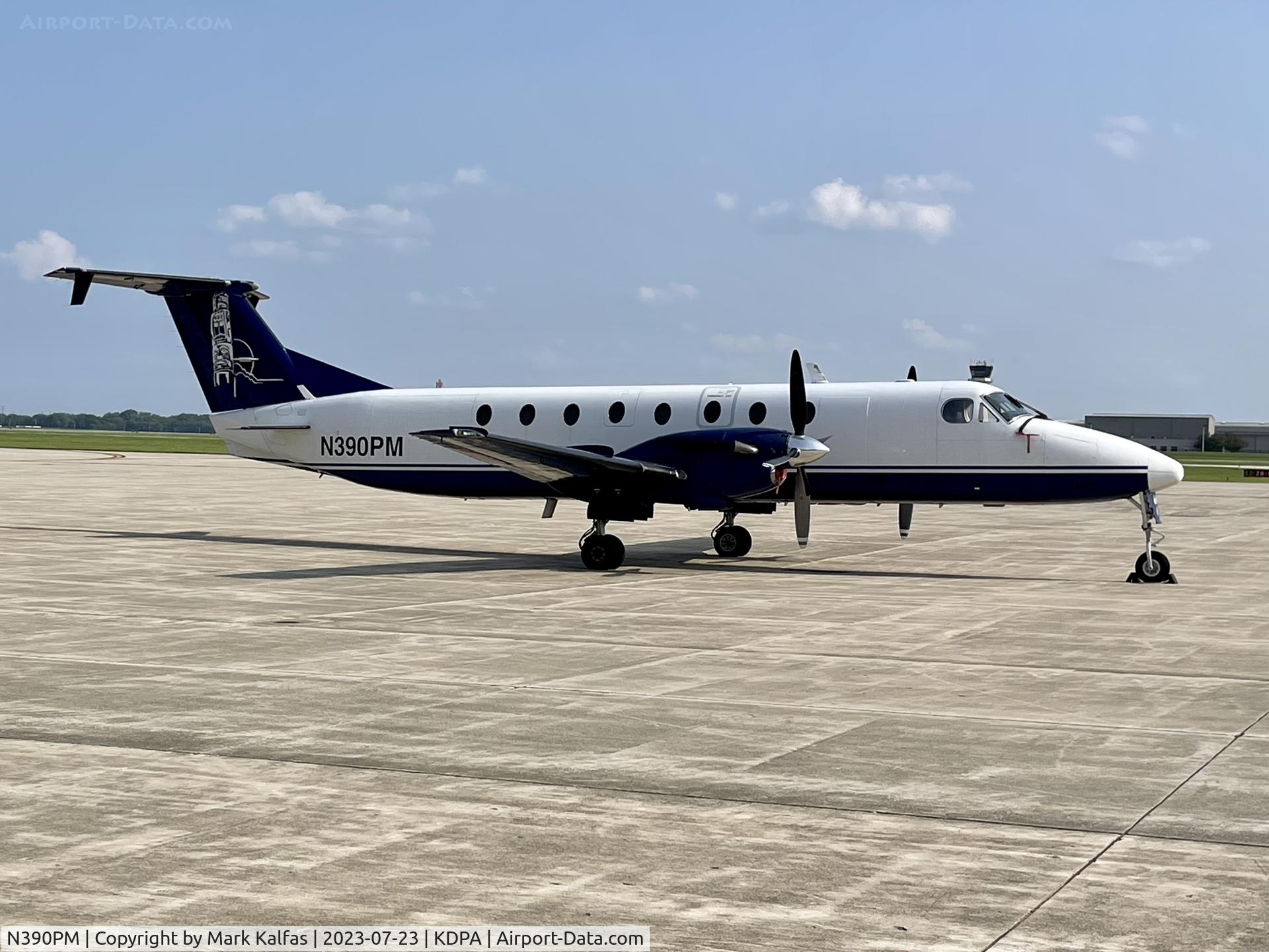 N390PM, 1990 Beech 1900C-1 C/N UC-110, Planemasters Beech 1900C, N390PM (ex C-GIPC Pacific Coastal Airlines) on the ramp at  KDPA