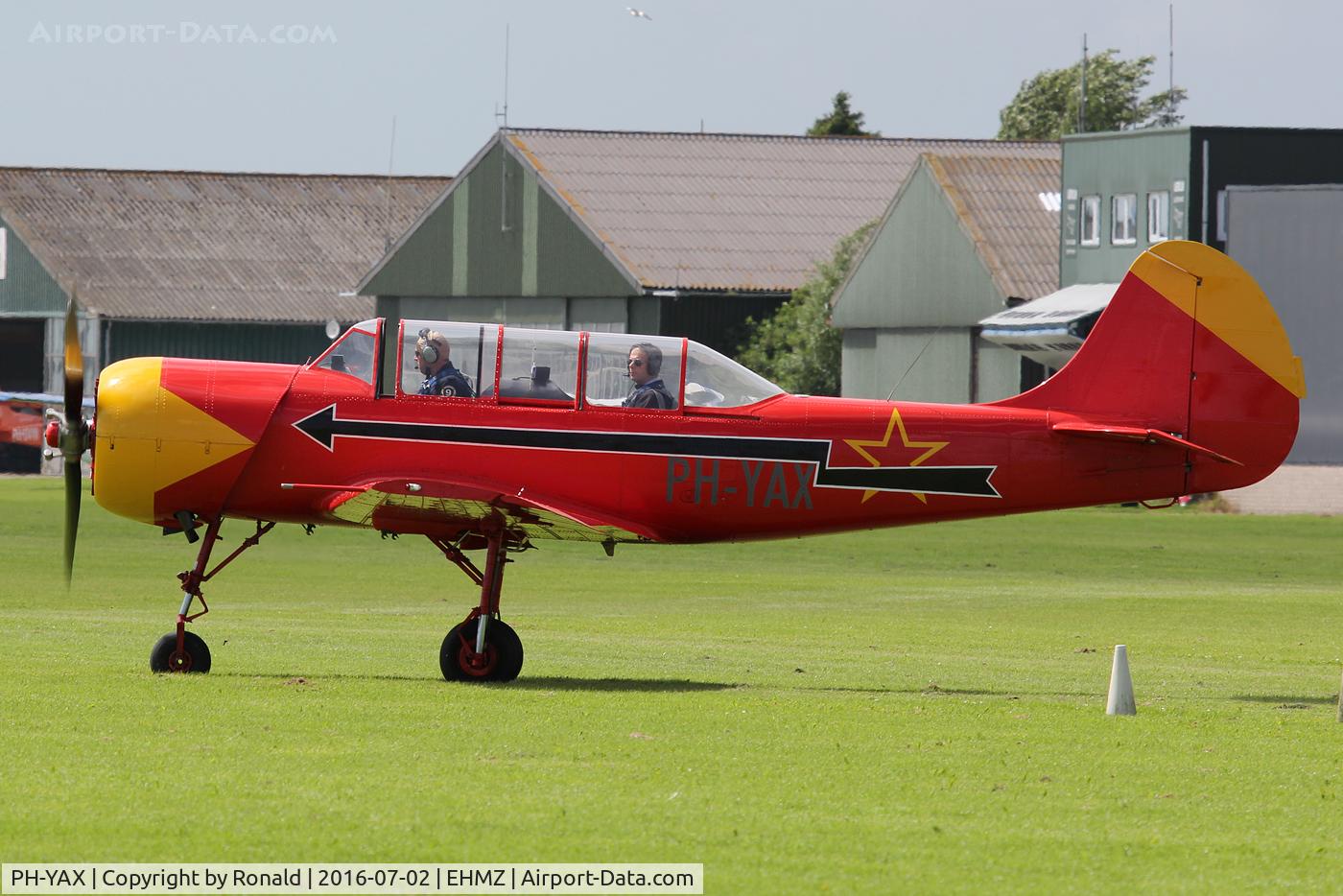 PH-YAX, 1984 Yakovlev (Aerostar) Yak-52 C/N 844007, at ehmz