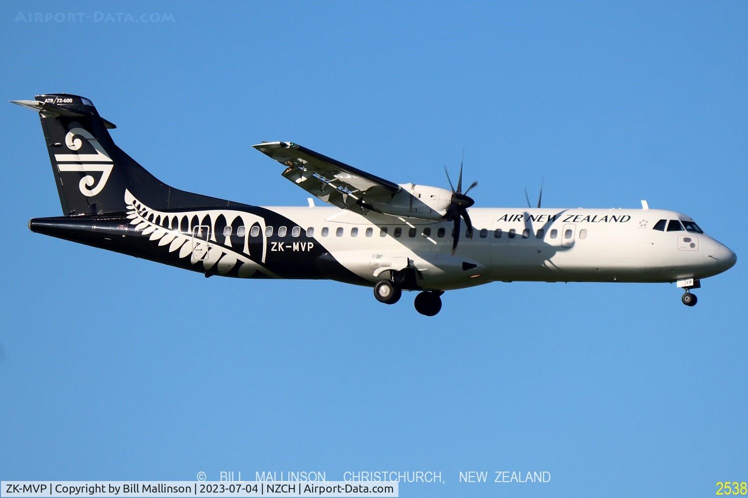 ZK-MVP, 2017 ATR 72-600 C/N 1444, NZ5785 from ROT