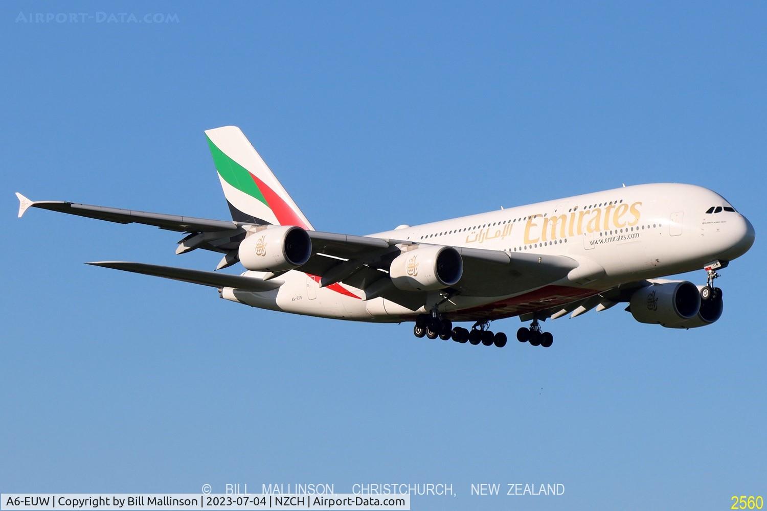 A6-EUW, 2017 Airbus A380-842 C/N 240, EK412 from SYD