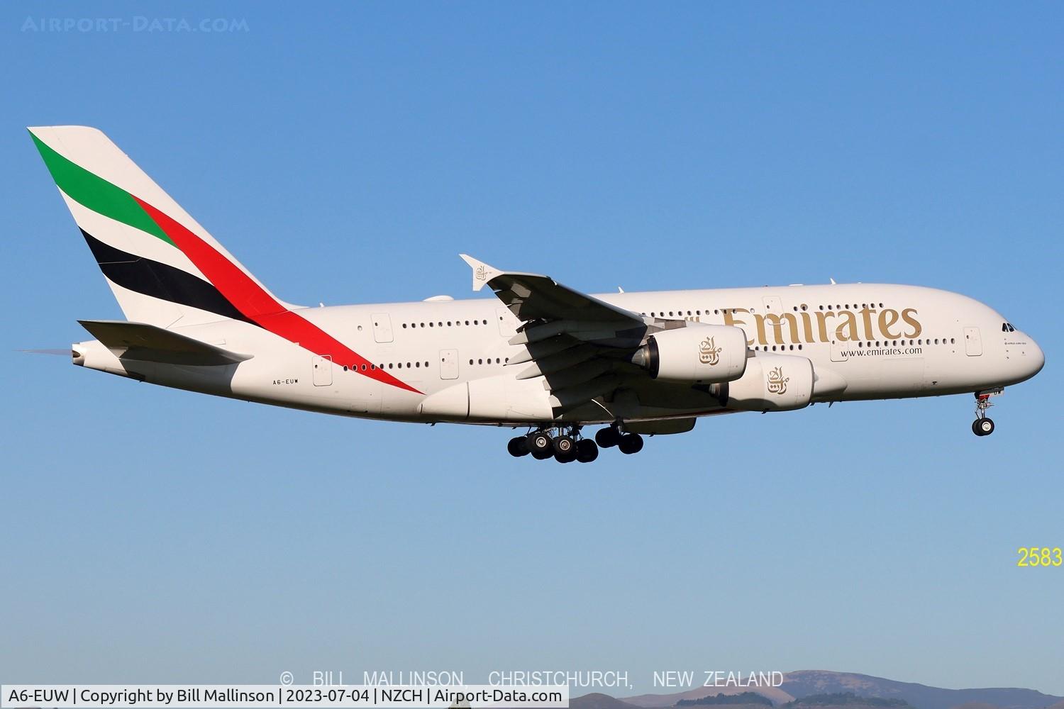 A6-EUW, 2017 Airbus A380-842 C/N 240, EK412 from SYD