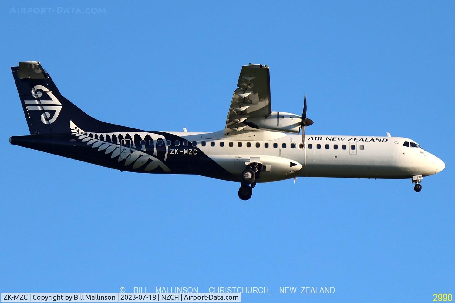 ZK-MZC, 2019 ATR 72-212A C/N 1581, NZ5177 from PMR