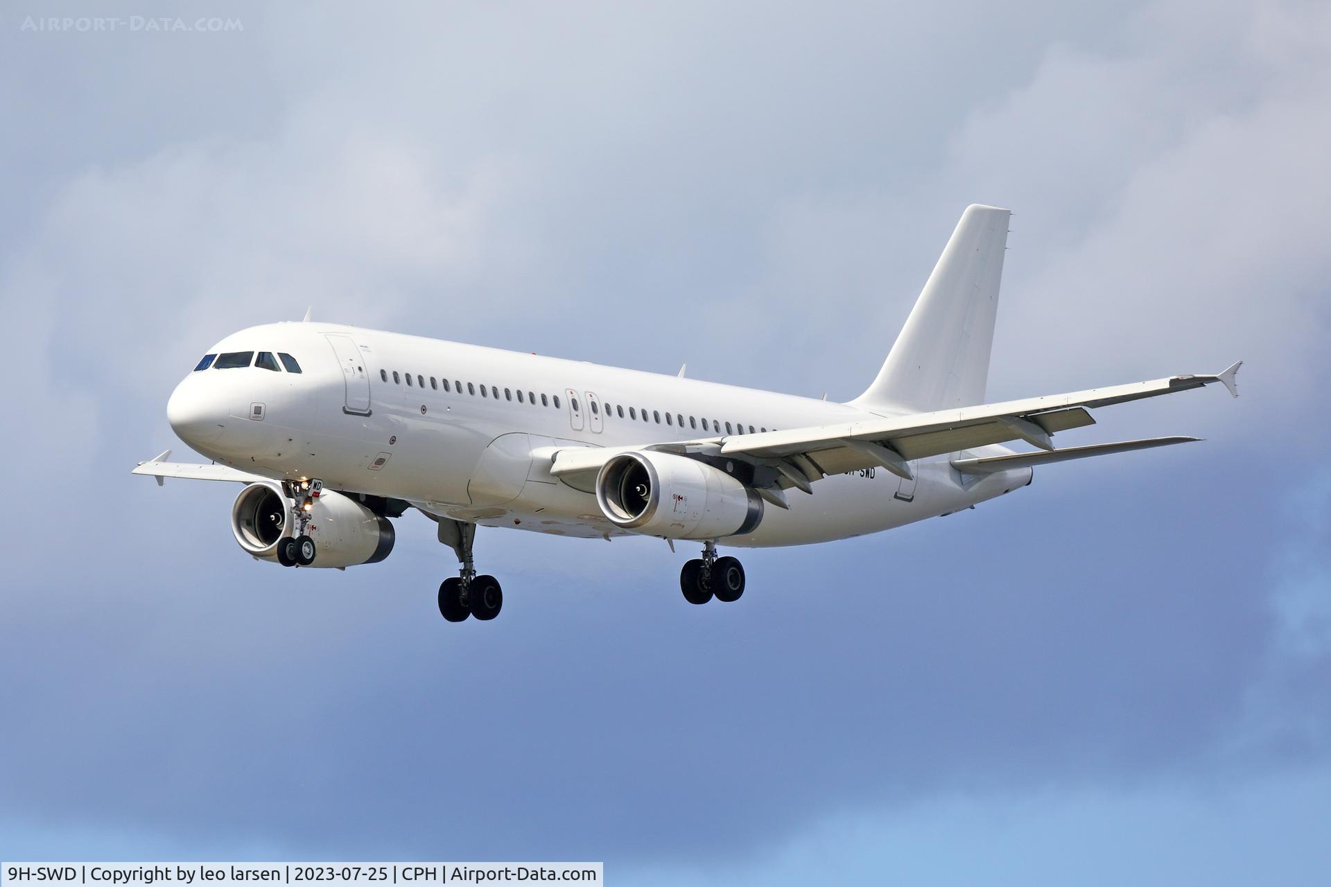 9H-SWD, 2012 Airbus A320-232 C/N 5123, Copenhagen 25.7.2023