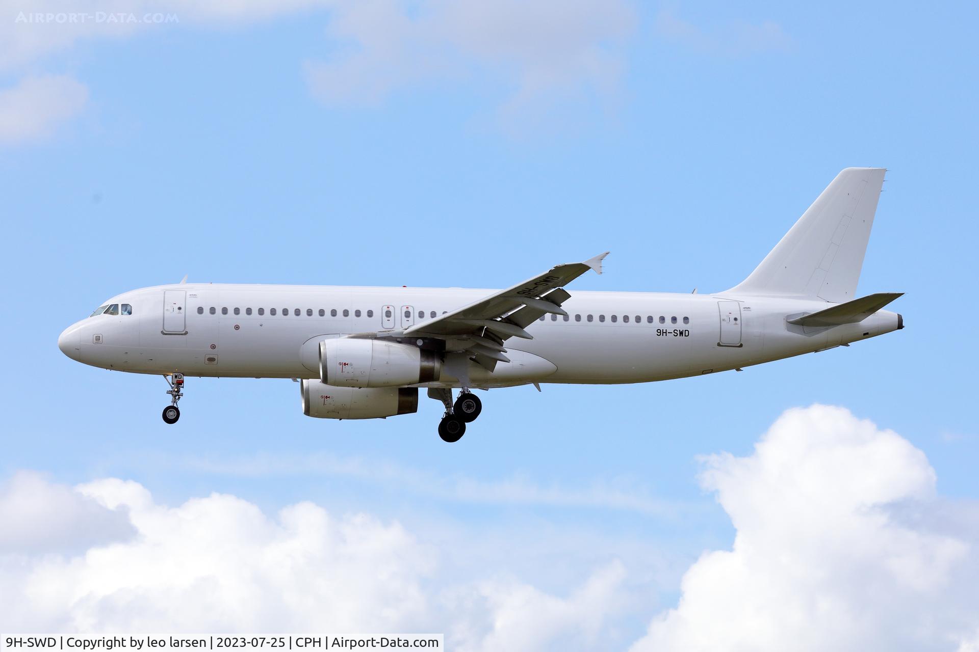 9H-SWD, 2012 Airbus A320-232 C/N 5123, Copenhagen 25.7.2023.ex HA-LWO