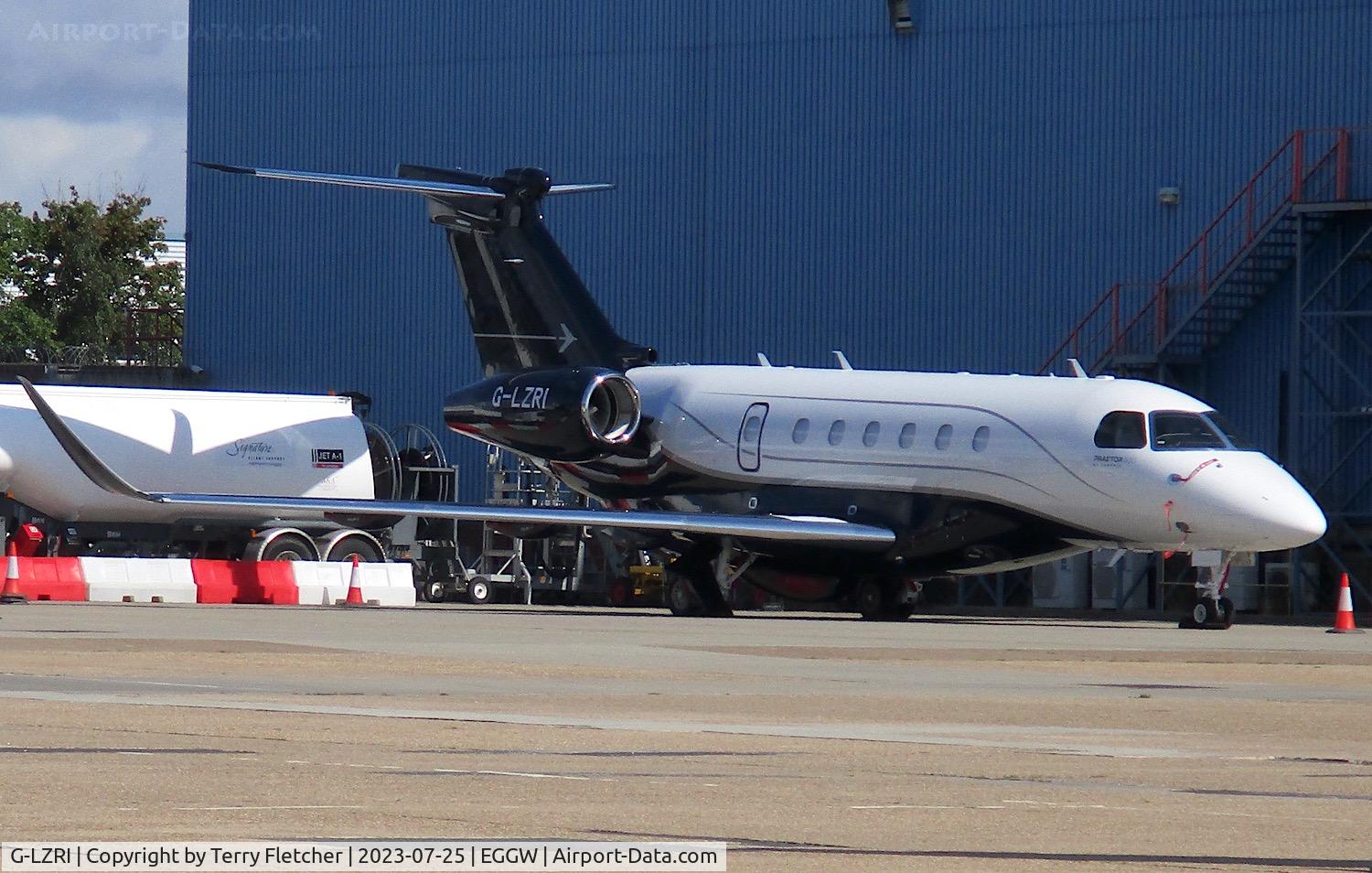G-LZRI, 2023 Embraer EMB-550 Praetor 600 C/N 55020178, At Luton Airport